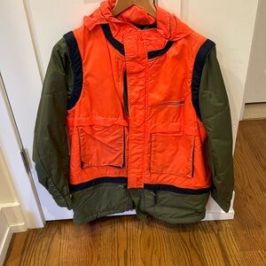 Vintage Tommy Hilfiger boys size Medium 3-way convertible winter jacket